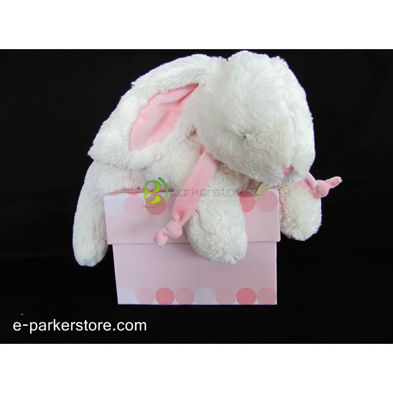 peluche lapin rose