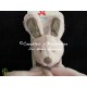 Doudou lapin rose sur carré my friend Bunny NICOTOY